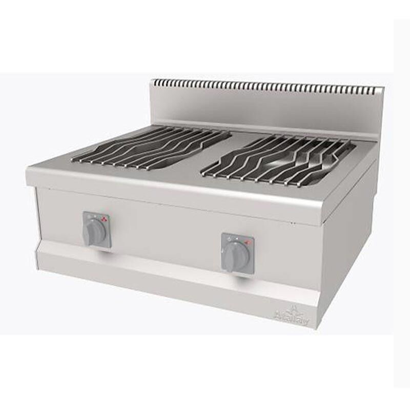 ATALAY OCAK SETÜSTÜ YANYANA 2 BEKLİ GAZLI AGO-870 Y